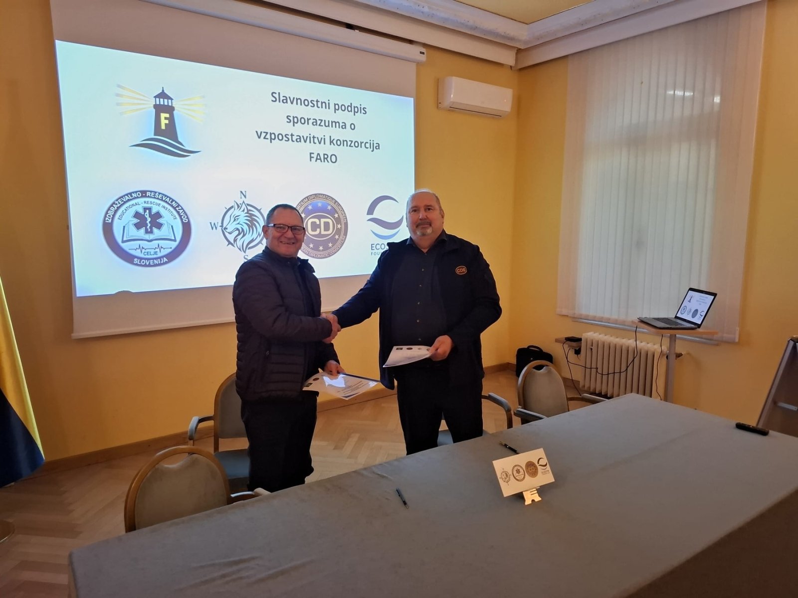 Predstavitev prve pomoči in učne opreme IRZ Celje